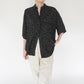 90s Black  Pattern Shirt