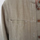 90s Linen x Cotton Design Shirt