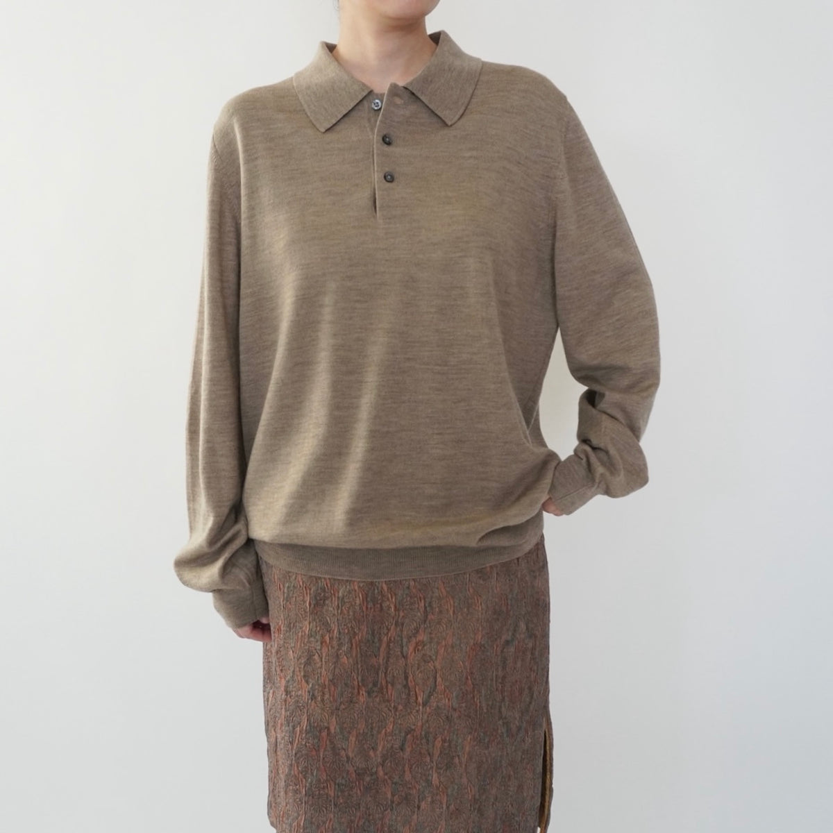 Merino Wool Knit Top