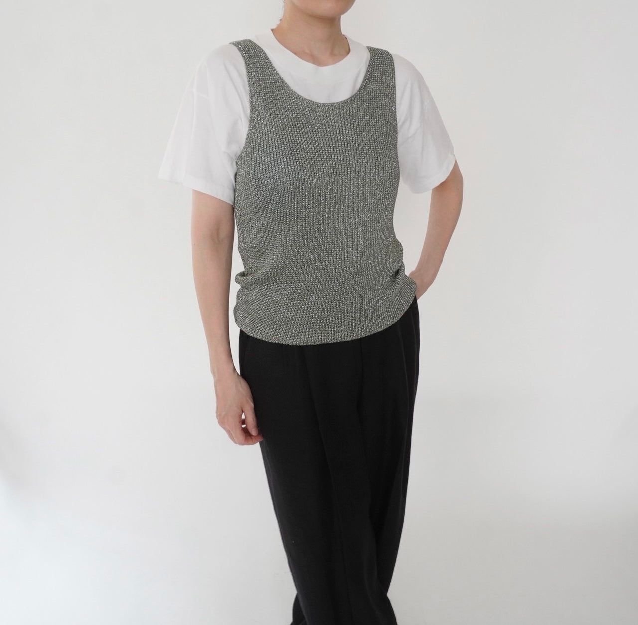 90s Silver Top