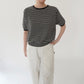 90s Black x White Striped Top