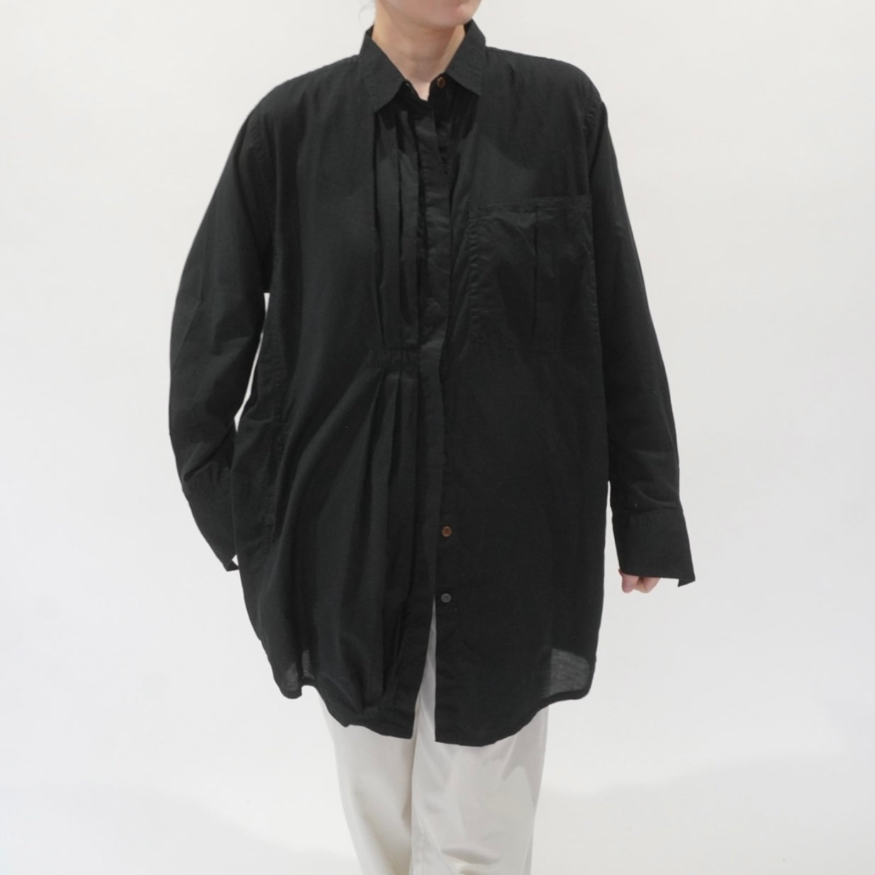 80s Pleated Desigh Shirt