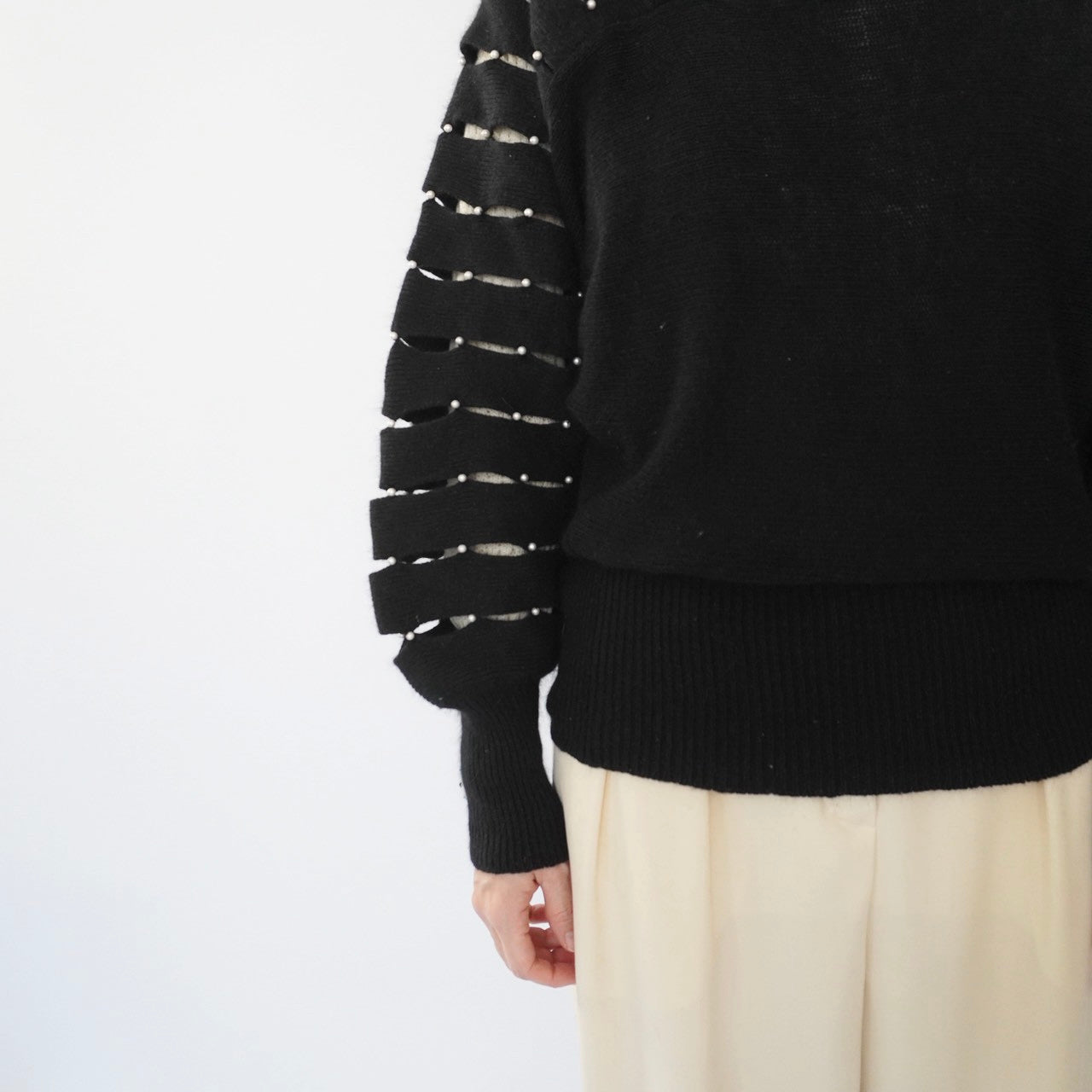 80s Design Knit Top