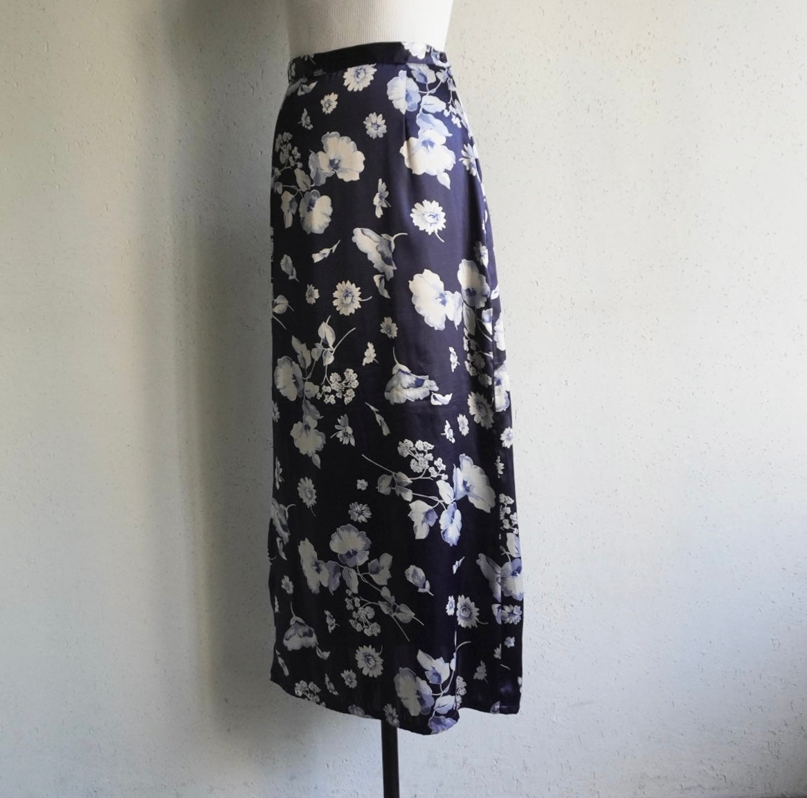 90s Floral Print Skirt