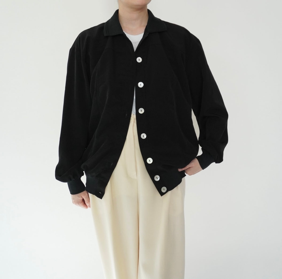 90s Black Design Shirt