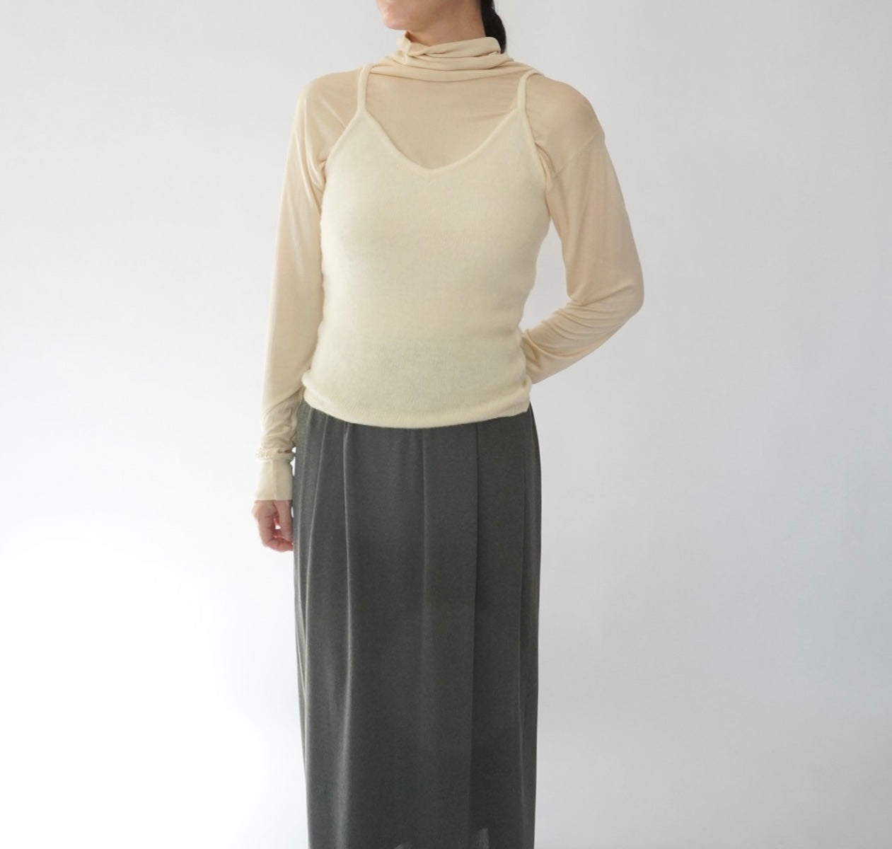 90s Angora Knit Camisole Top