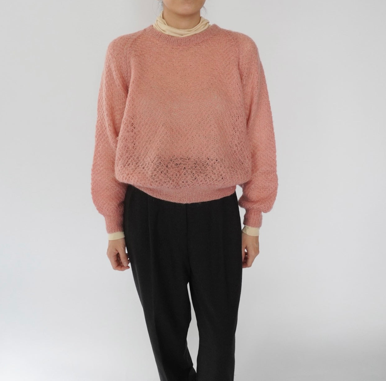 80s Pink Knit