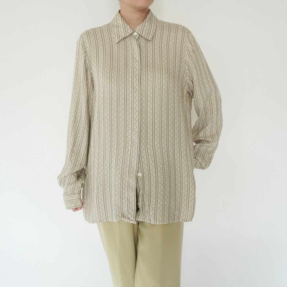 90s Pattern Shirt Made in Italy