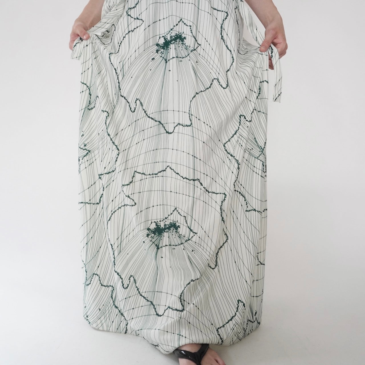 70s Pattern Skirt Made in Canada