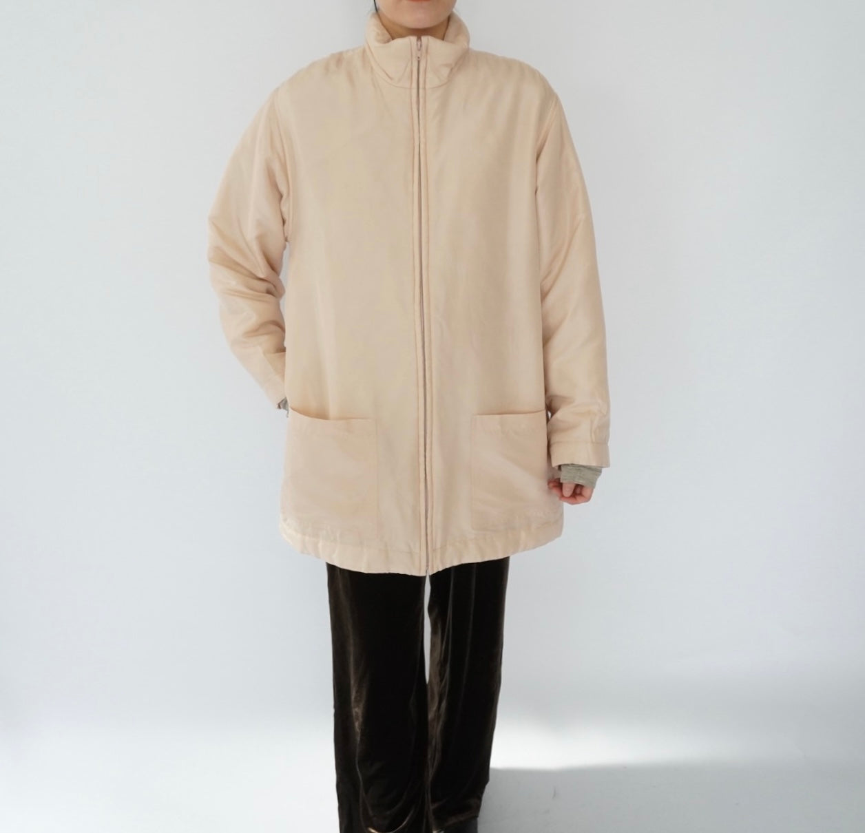 90s Silk Puffer Jacket