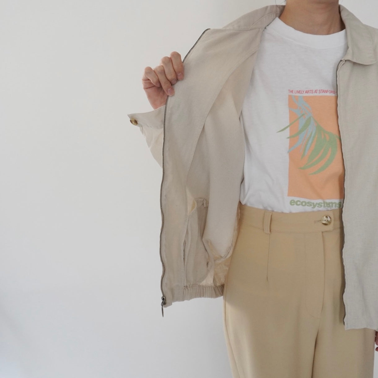 90s Linen Light Jacket