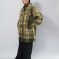 80s Plaid Fringe Design jacket Made in Italy
