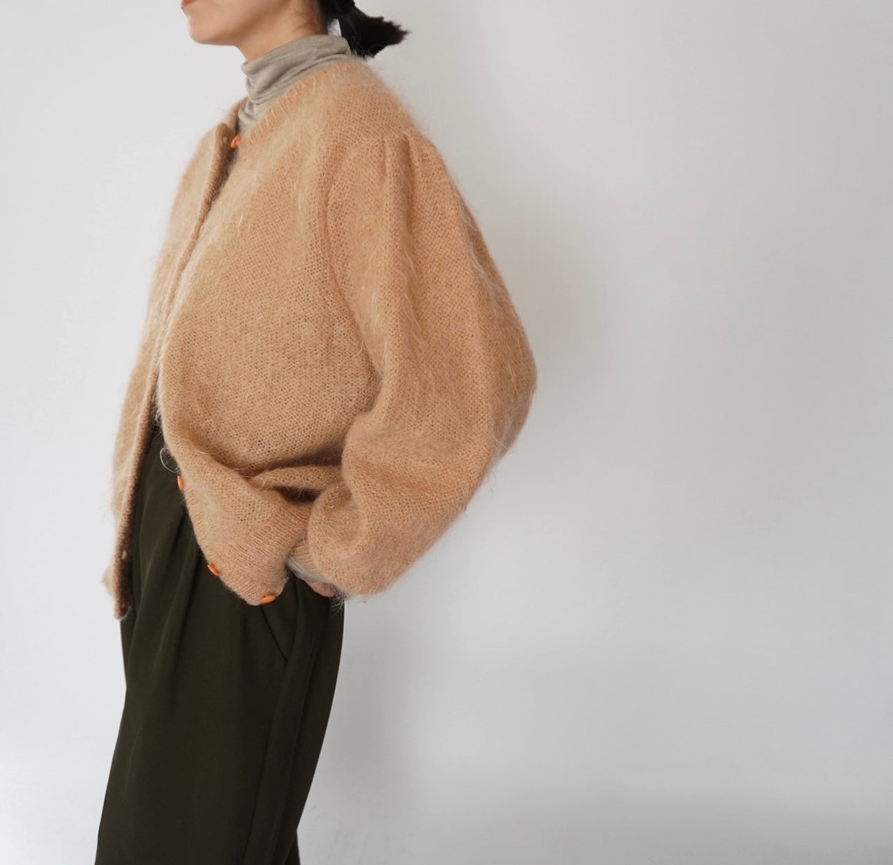 80s Mohair Knit Cardigan