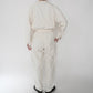 80s EURO Design Ivory Jumpsuit