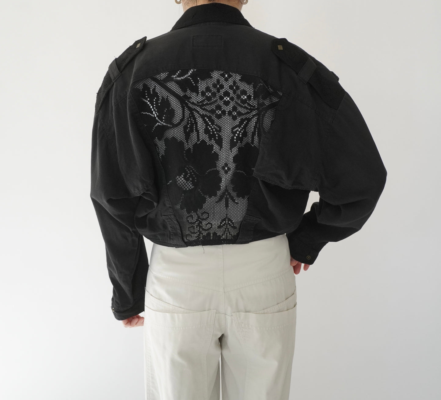 80s Lace Design Jacket