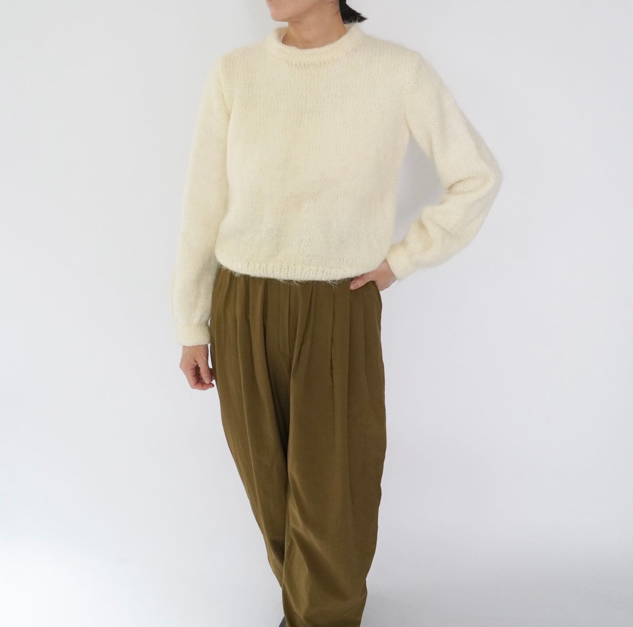 80s Ivory Knit