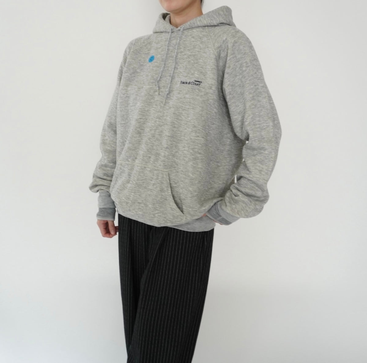 80s Hooded Sweater Made in USA Dead Stock