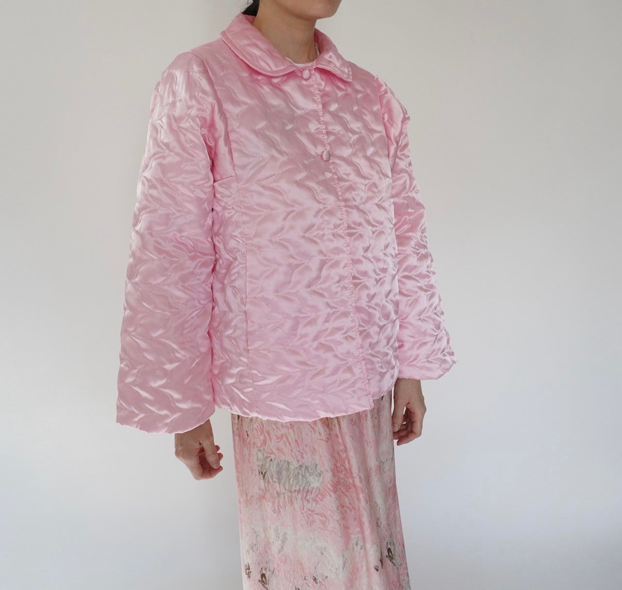 90s Quilted Light Jacket