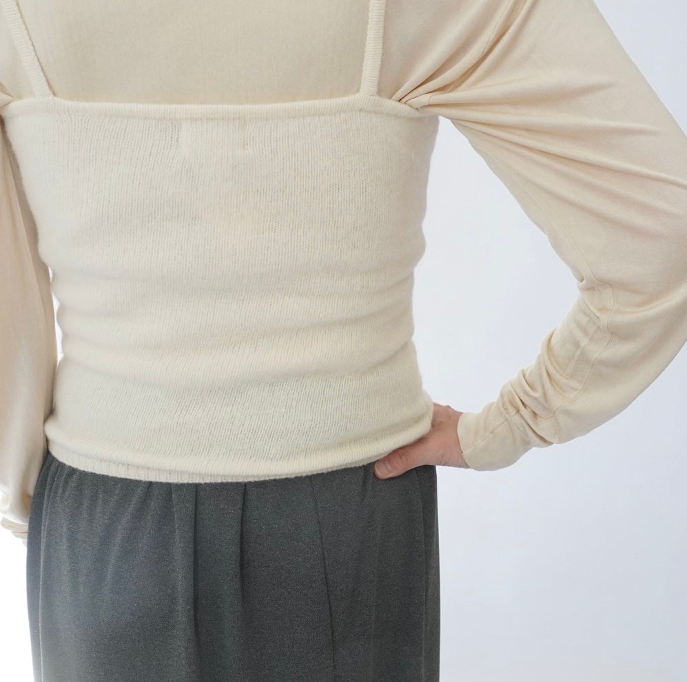 90s Angora Knit Camisole Top