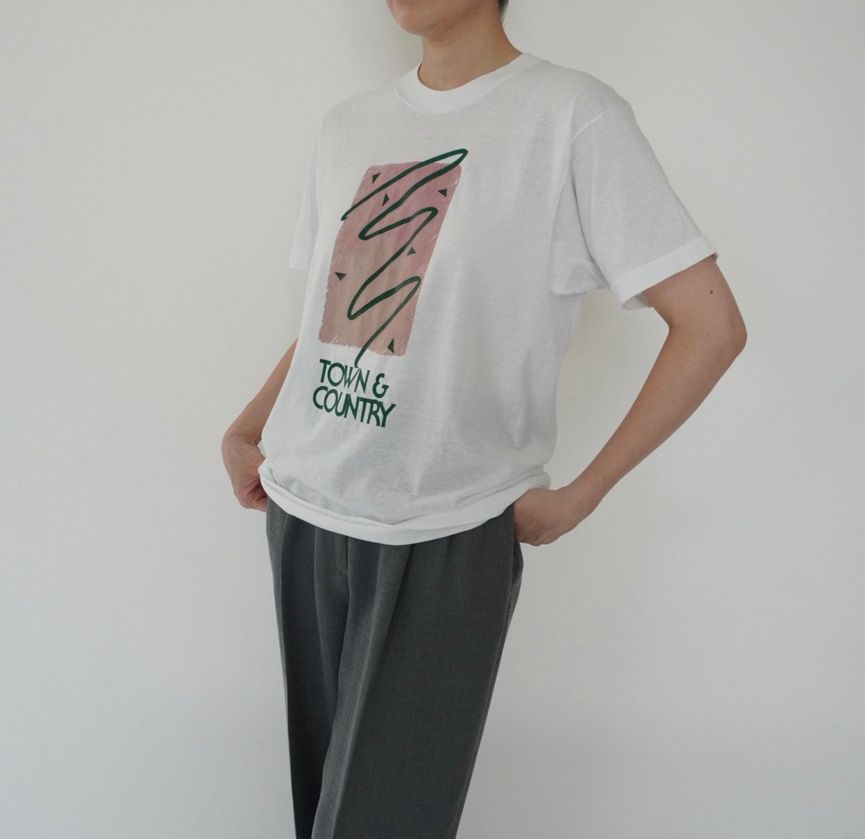 80s Printed T-shirt Made in USA