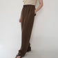 90s Brown Silk Pants