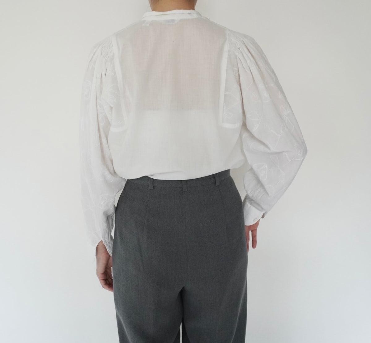 80s Embroidery Blouse