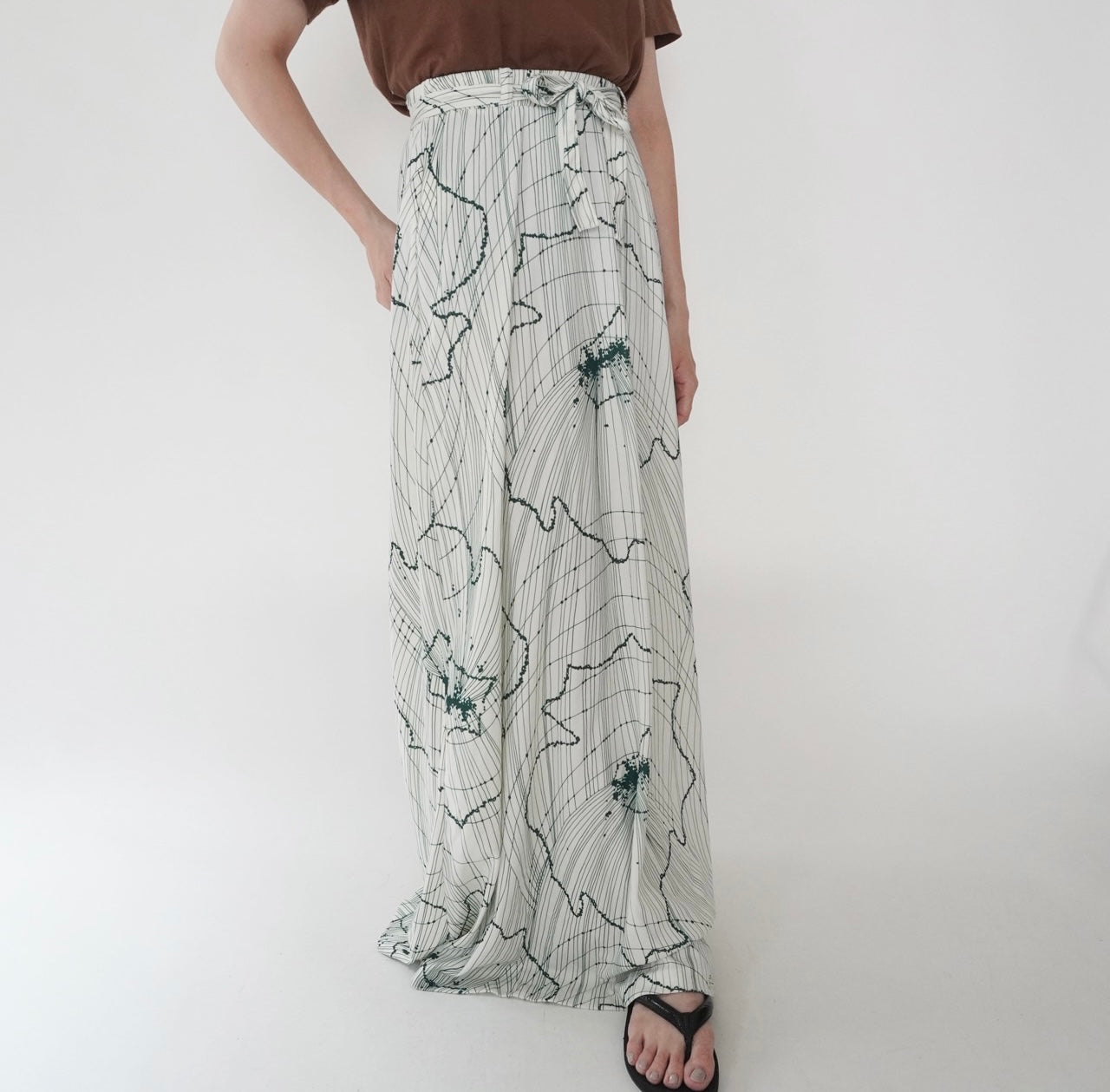 70s Pattern Skirt Made in Canada