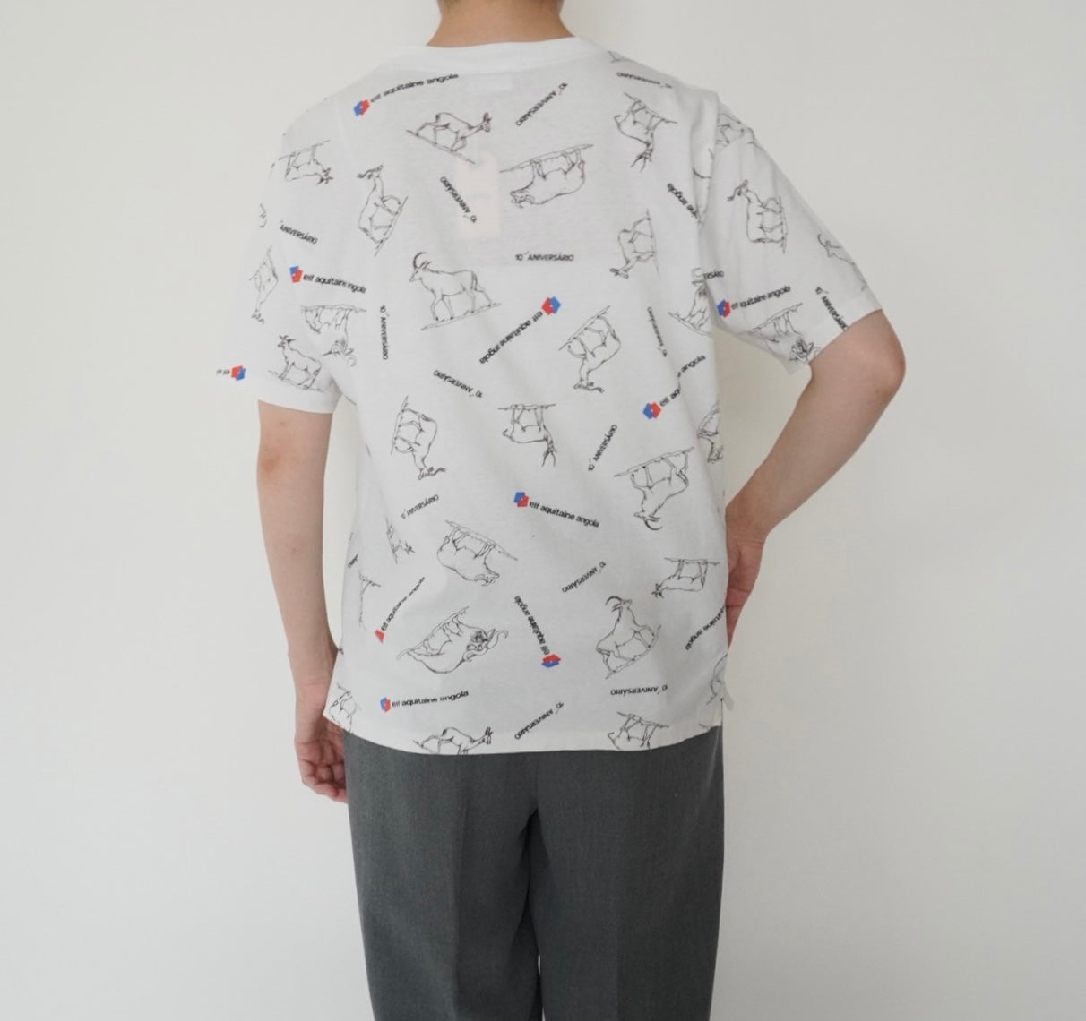 90s Printed T-shirt Made in France