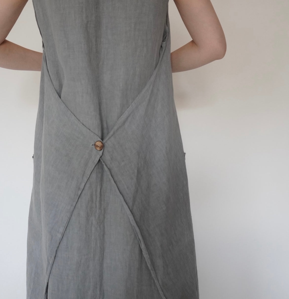 90s Linen  Maxi Dress Made in Italy