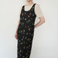 90s Floral Print Sheer Dress Made in Italy