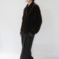 90s "J.CREW" Velour Zip Shirt