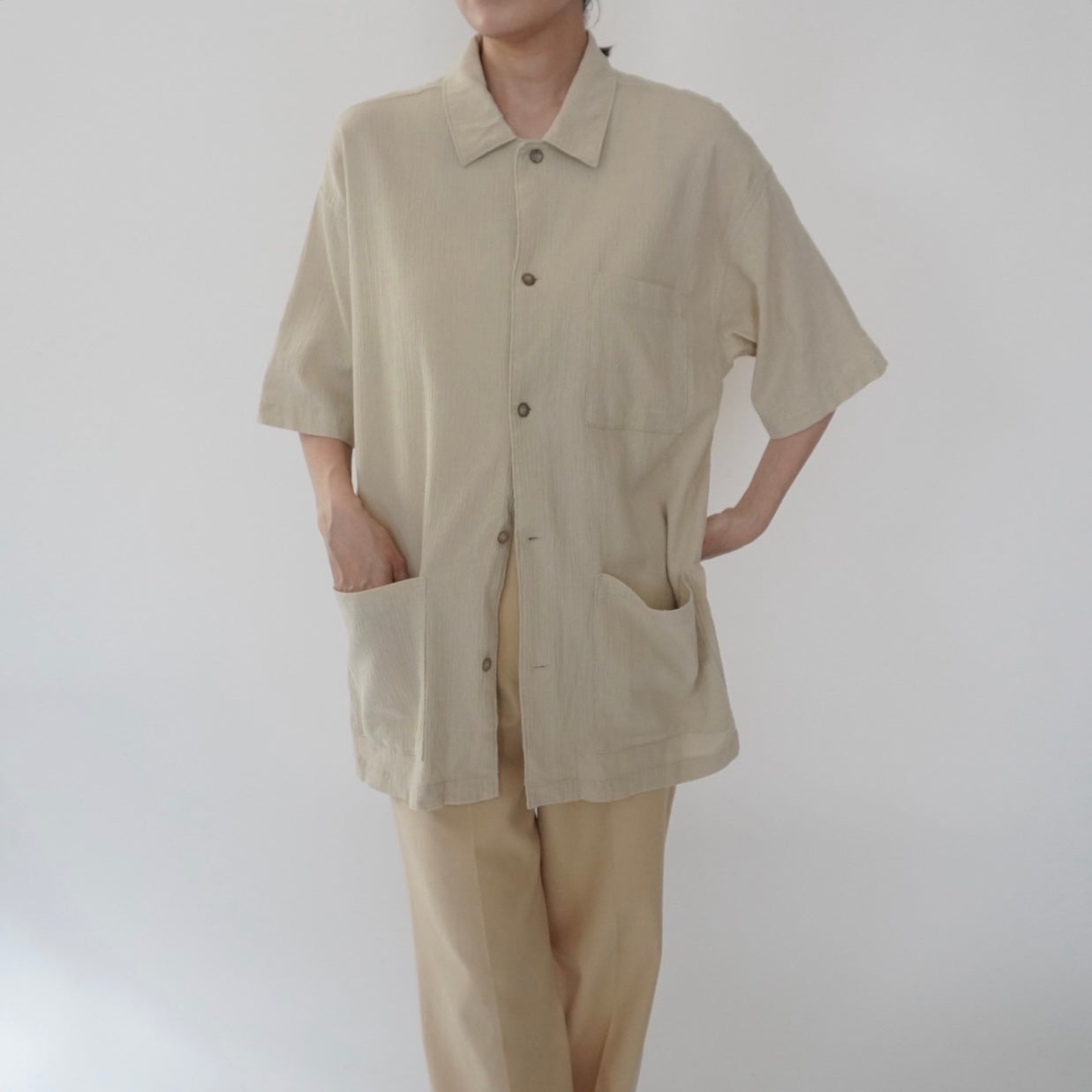 90s Beige Shirt
