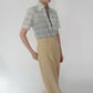 70s Pattern Zip Top