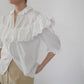 80s Ruffle Blouse