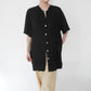 90s Black Long Blouse