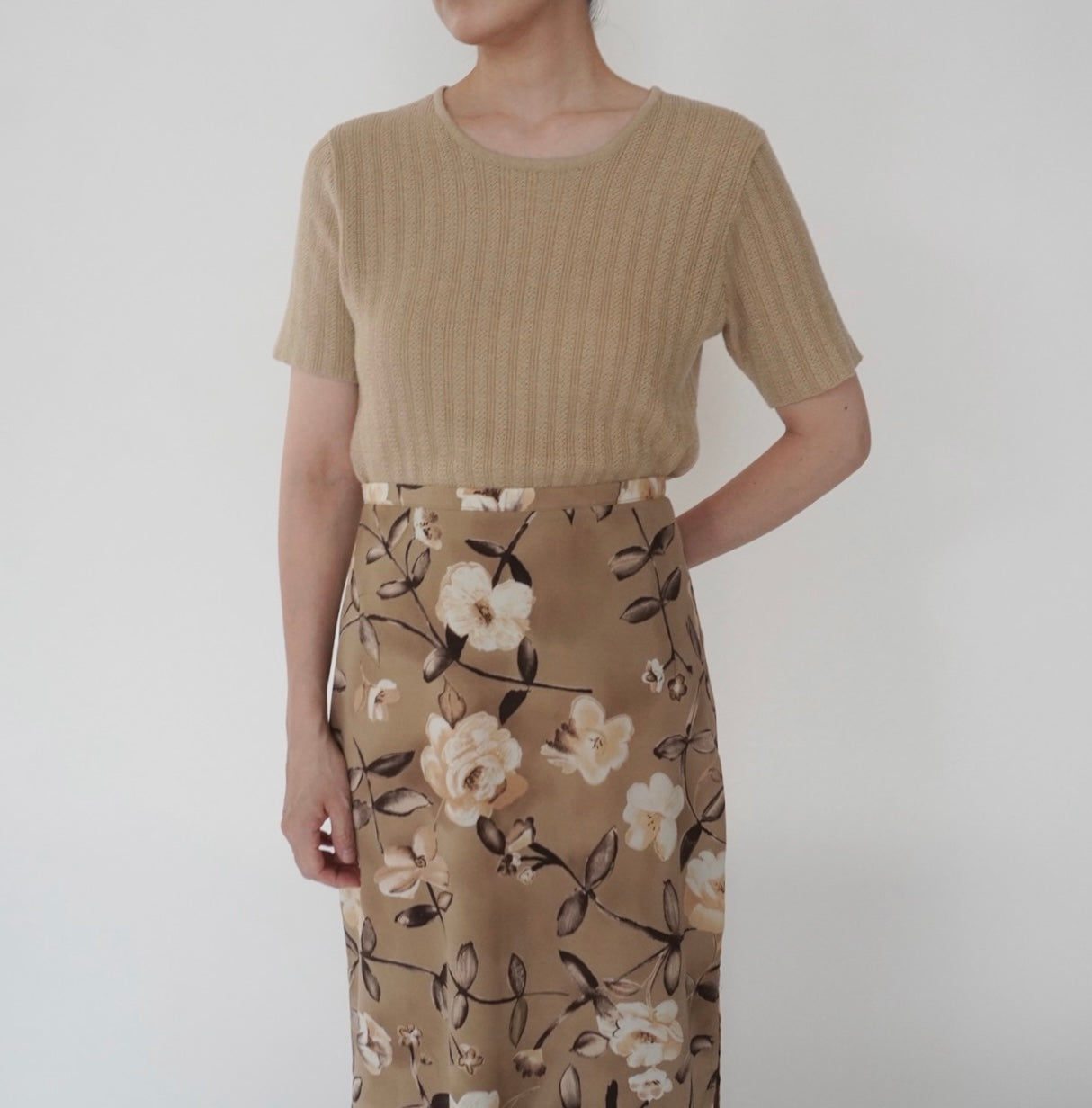 90s Beige Top