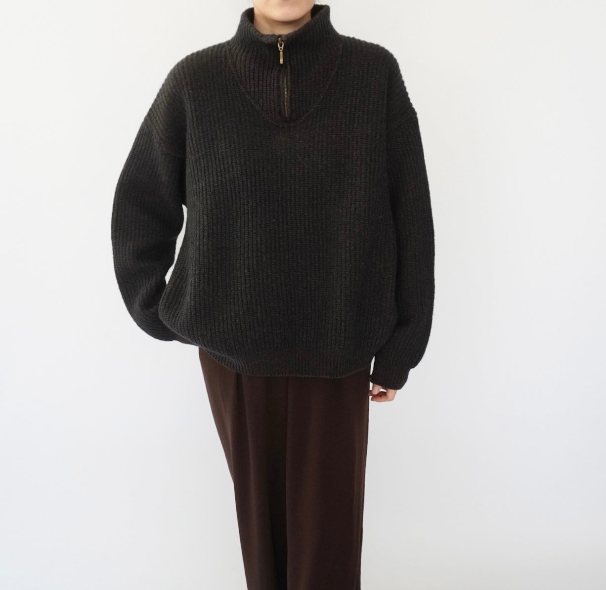 90s Half Zip Knit Made in Italy