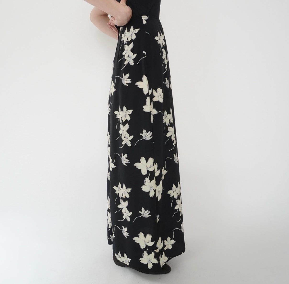 90s Flower Pattern Skirt Made in Canada