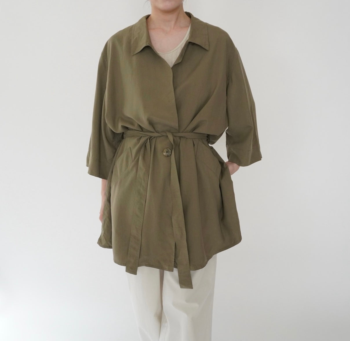 80s Silk Light Jacket Made in Italy