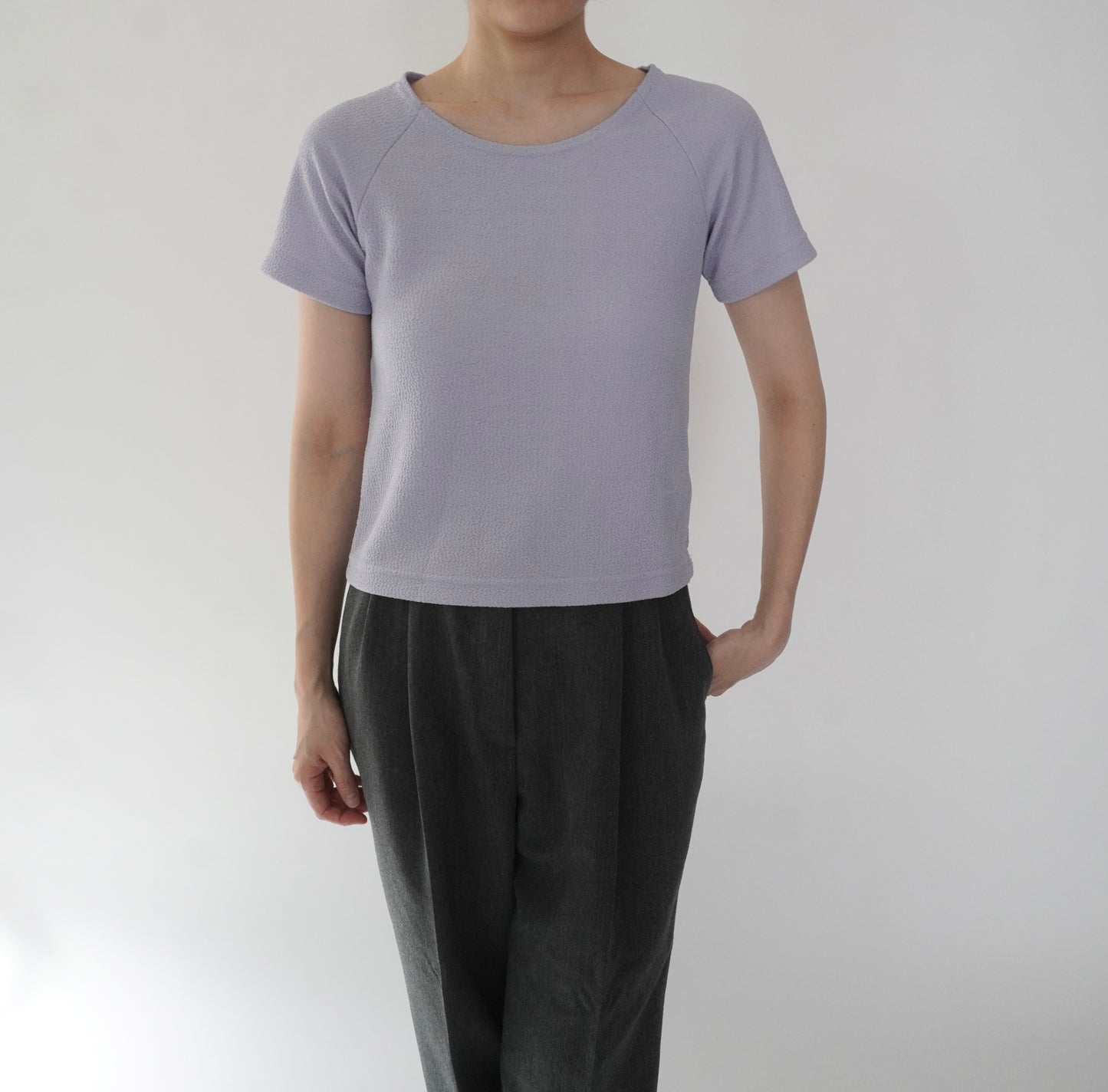 90s Light Purple Top Made in USA