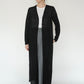 90s EURO Black Long Cardigan