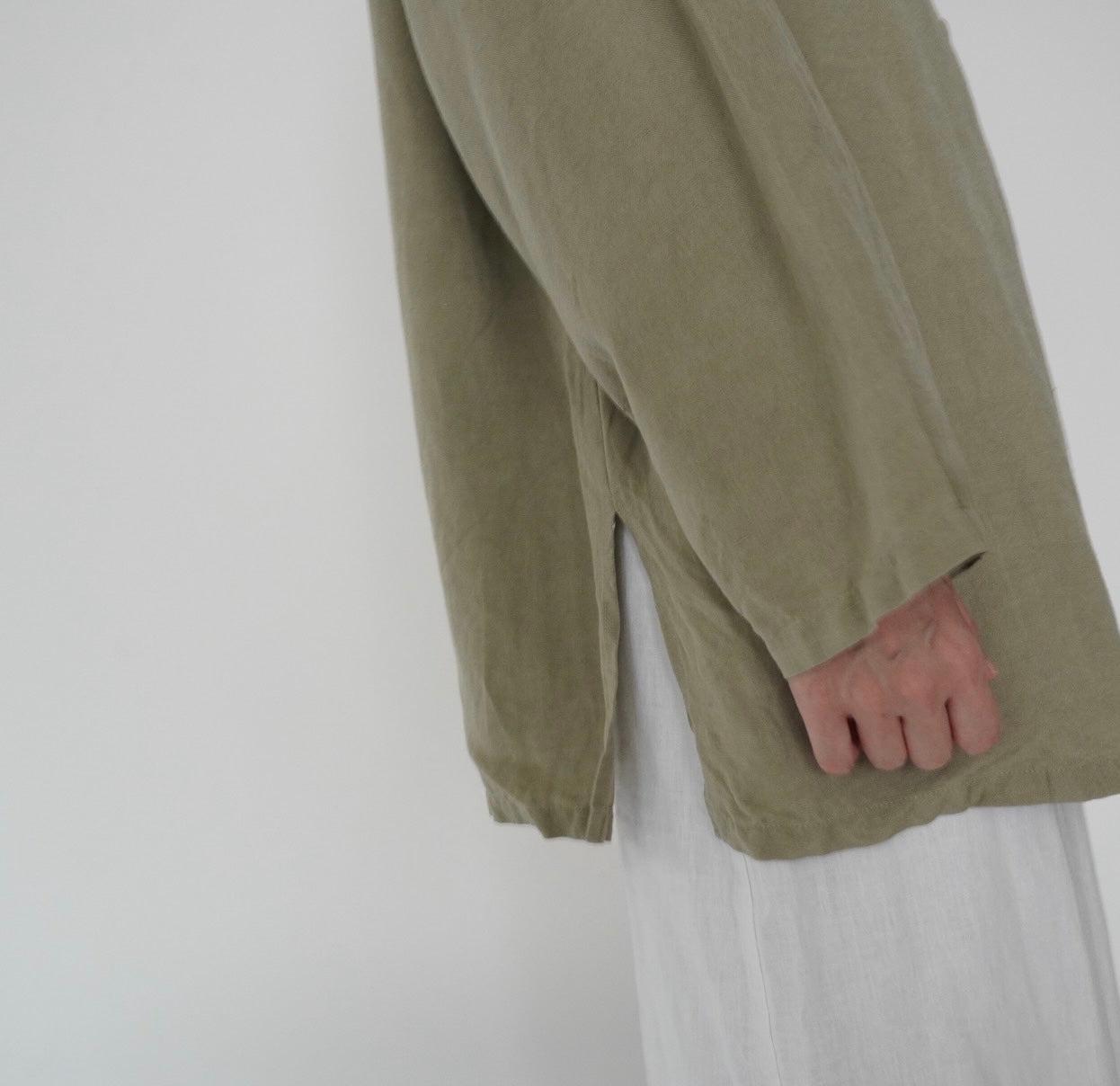 90s Light Khaki Blouse,Jacket