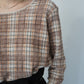 90s Plaid Top Made in USA