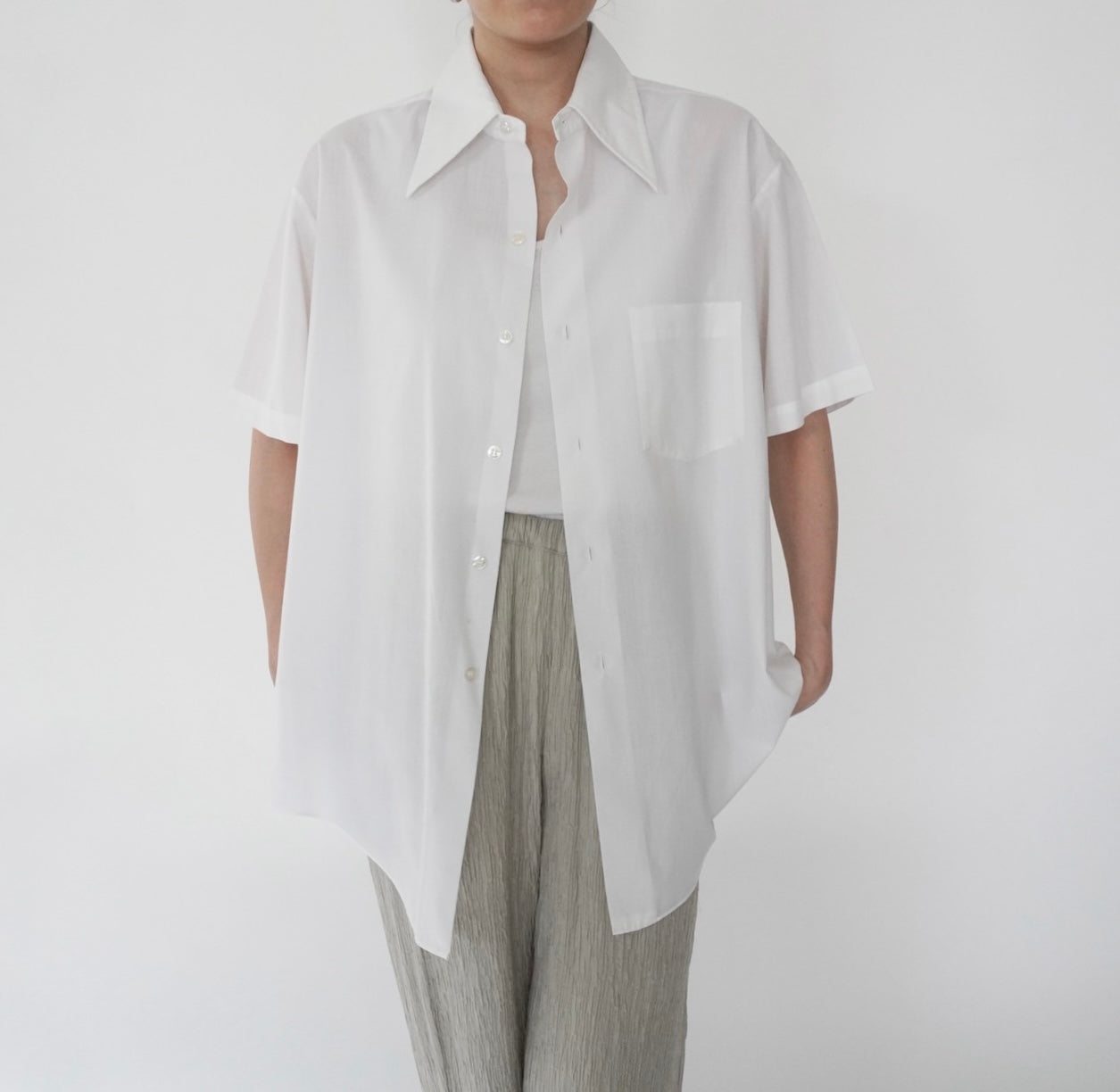 70s White Shirt