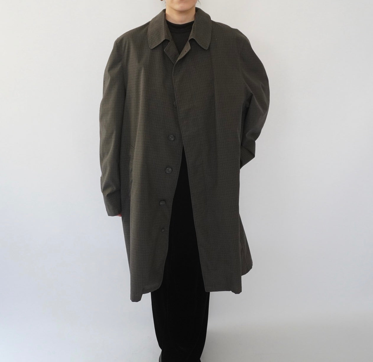 60s "Plymouth" Plaid Coat