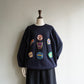 80s Patch Design Sweater