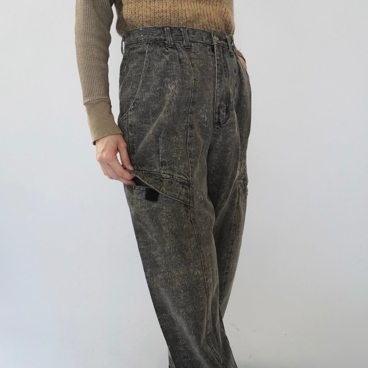 90s Design Wide Denim
