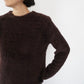 90s Brown Boa Top
