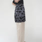 90s Flocky Pattern Skirt  Made in USA