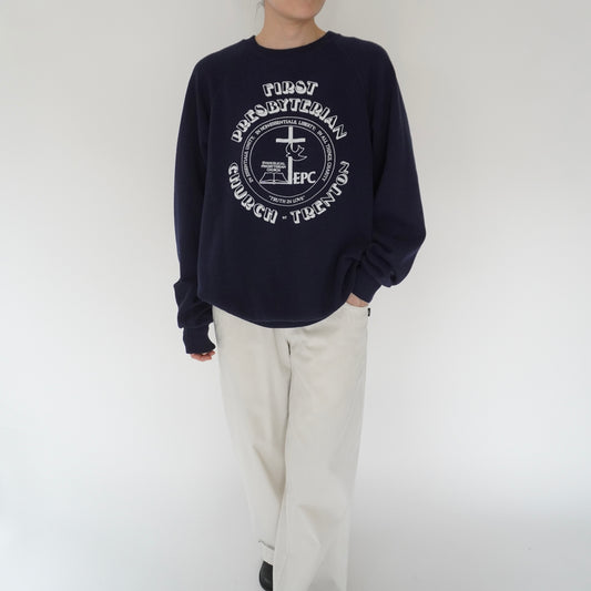 90s Printed Sweater Made in USA